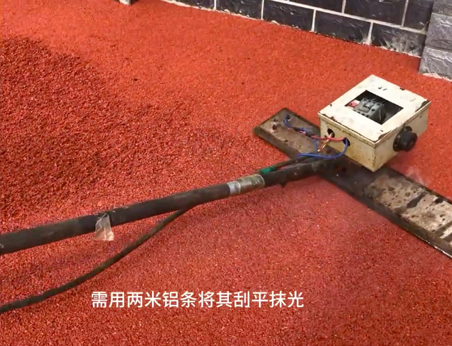 透气型塑胶跑道施工工艺