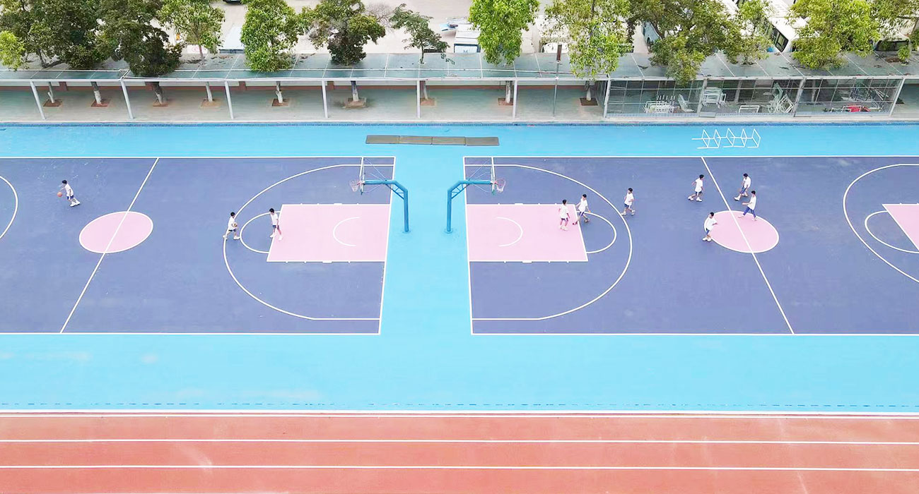 东莞万江第二中学硅PU