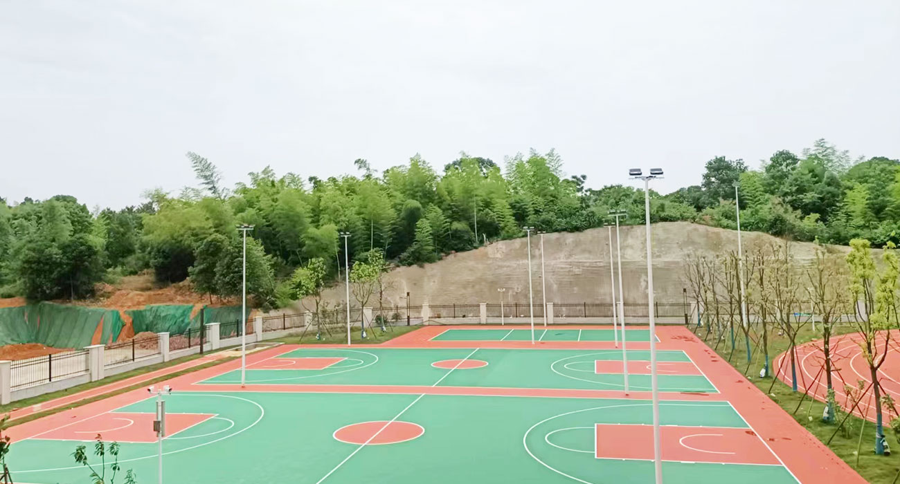 长沙平安学校，硅pu1400平方